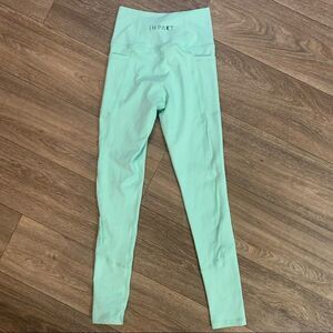 IMPAKT Mint  High Rise Long Leggings Size XS